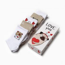 Set of women's socks KAFTAN “Love you“ 5 pairs, size 36-39